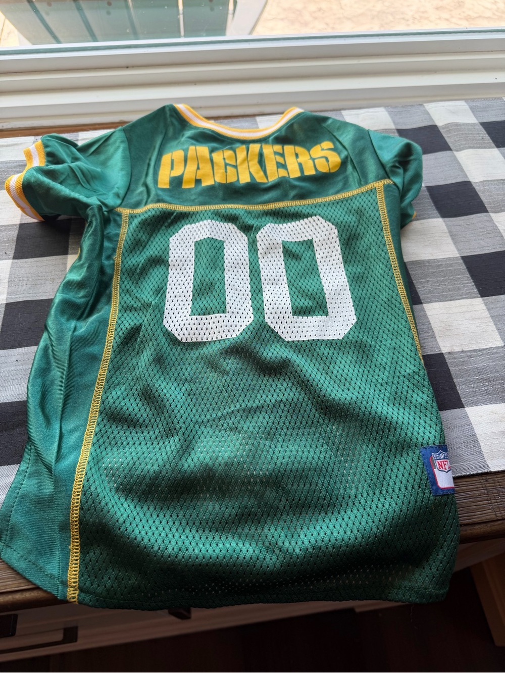 Puppy Dog Green Bay Packers Football Jersey